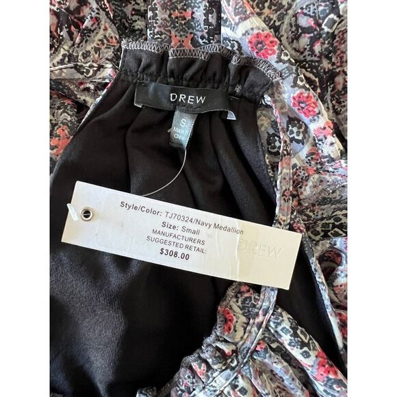 ANTHROPOLOGIE NWT DREW Medallion Sleeveless Boho Prarie Maxi Dress S MSRP $308 - Picture 8 of 9